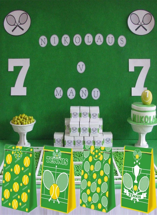 BQK 24 Pcs Tennis Gift Bags - Tennis Theme Party Supplies Decorations & Goodie Bags - Image 3
